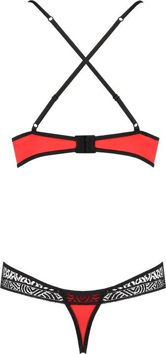 Image du produit Passion Femme Scarlet Bikini - Noir Et Rouge S / M. (S/M)