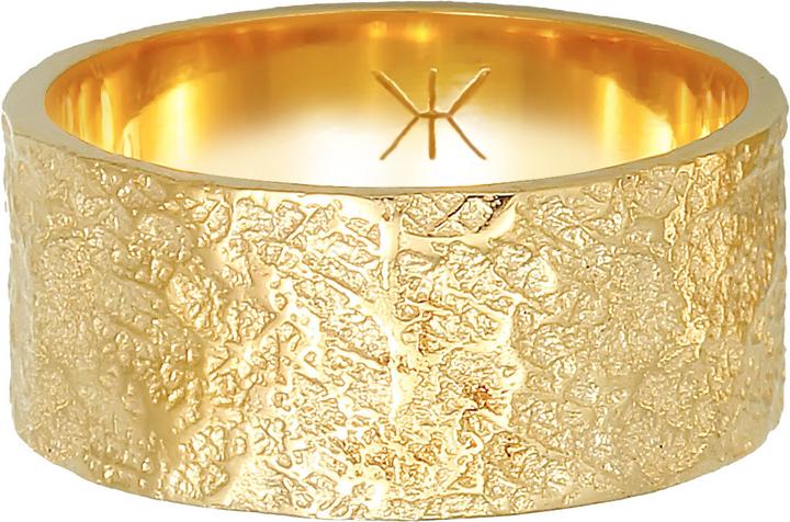 Immagine prodotto Kuzzoi Anello Uomo Anello a fascia Struttura organica Argento 925 (58, 925 Argento)
