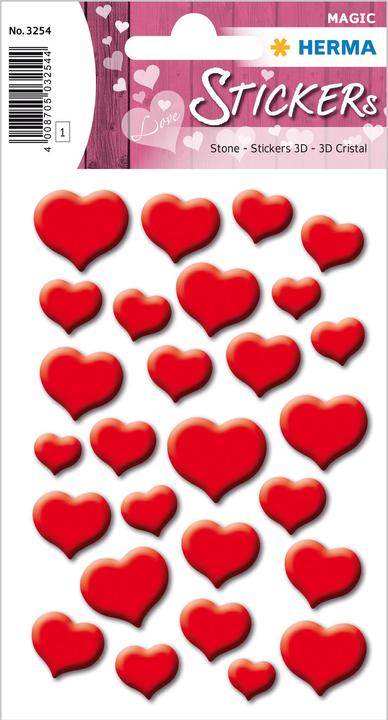 Actual product image HERMA Sticker hearts