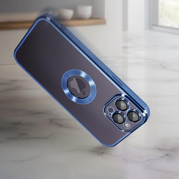 Actual product image Avizar Chrome Style Series Transparent Silicone Sleeve (Apple iPhone 14 Pro)