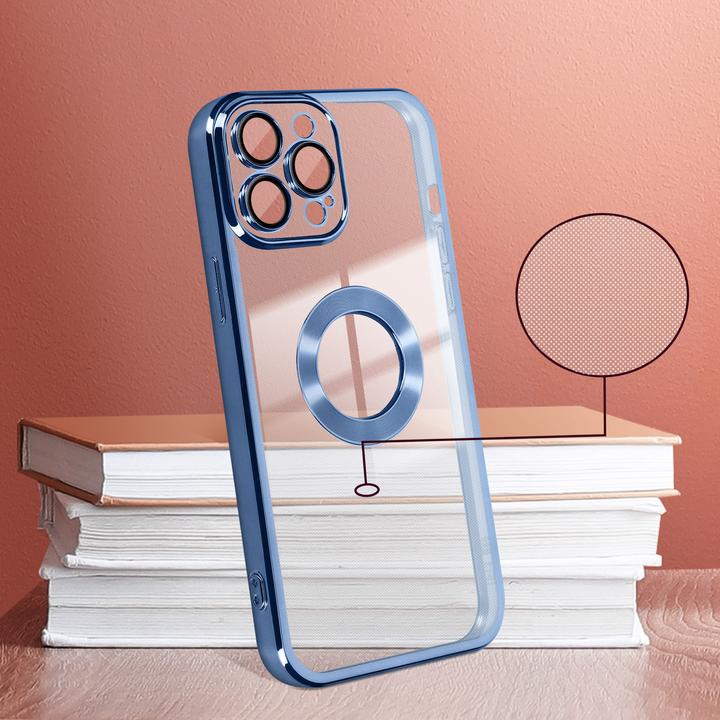Actual product image Avizar Chrome Style Series Transparent Silicone Sleeve (Apple iPhone 14 Pro)