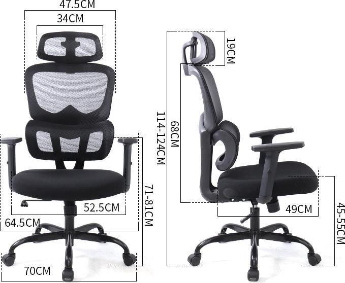 Produktbild Tuckano Ergonomischer Bürostuhl T6 schwarz