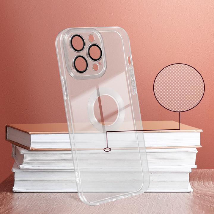 Actual product image Avizar Chrome Style Series Transparent Silicone Sleeve (Apple iPhone 14 Pro)