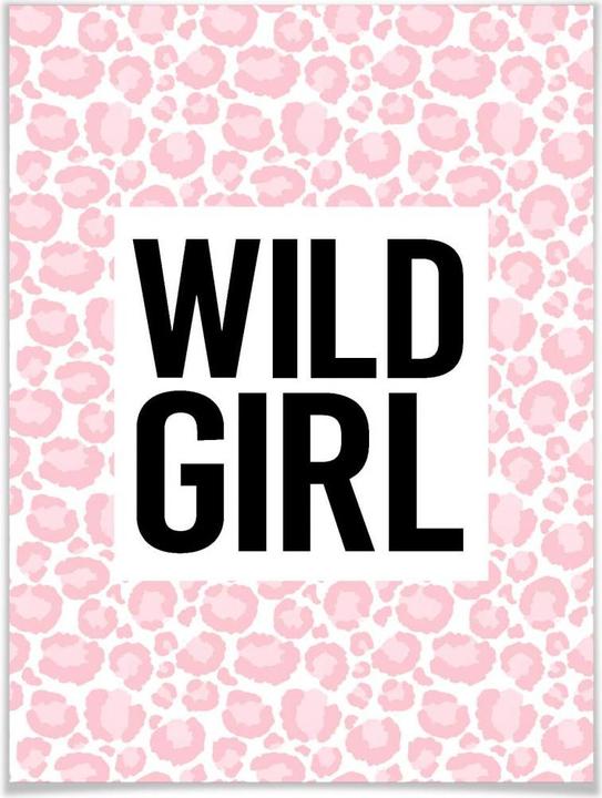 Image du produit Trenddeko Léopard - Wild Girl (40 x 50 cm)
