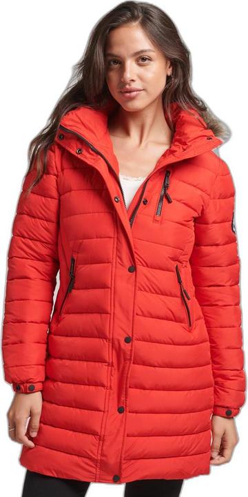 Immagine prodotto Superdry Piumino con cappuccio da donna in ecopelliccia (S)