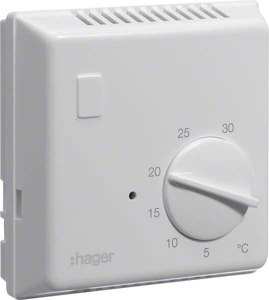 Image du produit Hager Thermostat d'ambiance bimétallique EK054 avec contact à fermeture