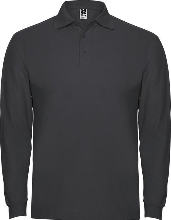 Actual product image Alpinia Mens Estrella Long-Sleeved Polo Shirt (L)
