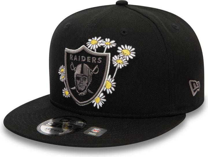 Actual product image New Era 9Fifty Snapback Cap - FLOWER Las Vegas Raiders - S/M (S/M)