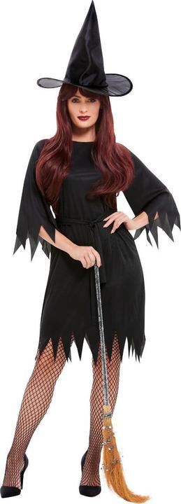 Actual product image Smiffys Witch Costume,dress,hat,belt,displaypack (44, 45, 46)