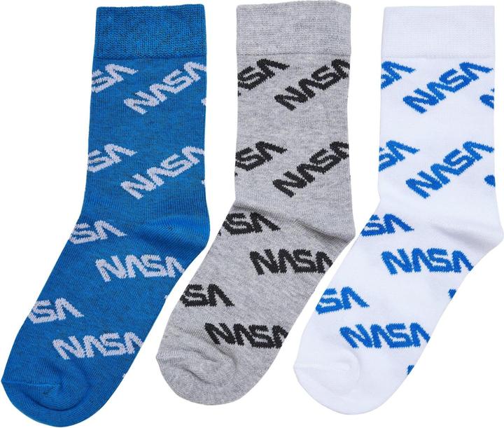 Produktbild Mister Tee NASA Allover Socks Kids 3-Pack - 20765 (3er Pack, 39 - 42)