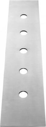 Actual product image Gessi 5-hole decor plate for Secur Box 01669, tile bench mounting, 01758