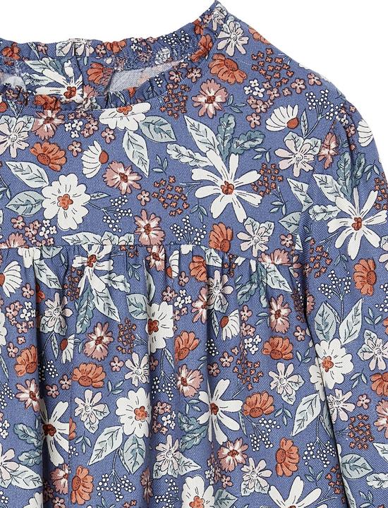 Actual product image Vertbaudet Girls' blouse with floral pattern (104)