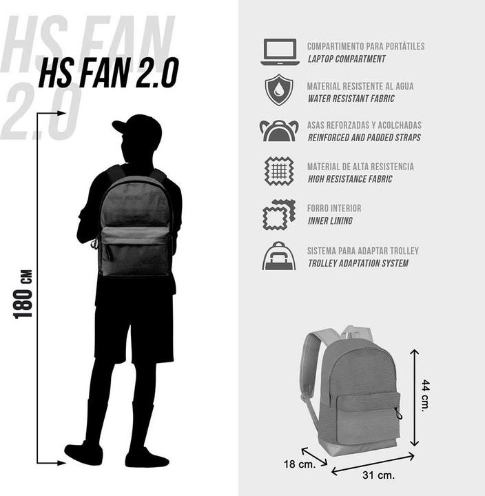 Actual product image Karactermania FAN HS Backpack 2.2 Face