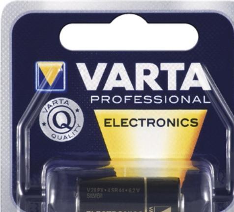 Actual product image Varta Electronics V28PX (1 pcs., SR44, 145 mAh)