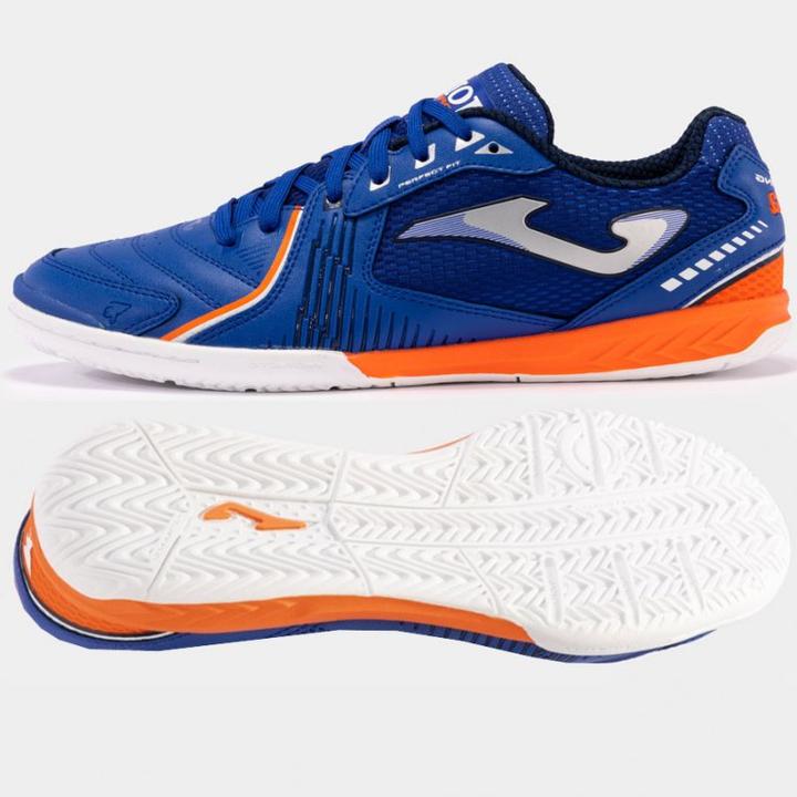 Produktbild Joma Buty piłkarskie Dribling Indoor 2404 niebiesko-pomarańczowe DRIW2404IN 41 (41)