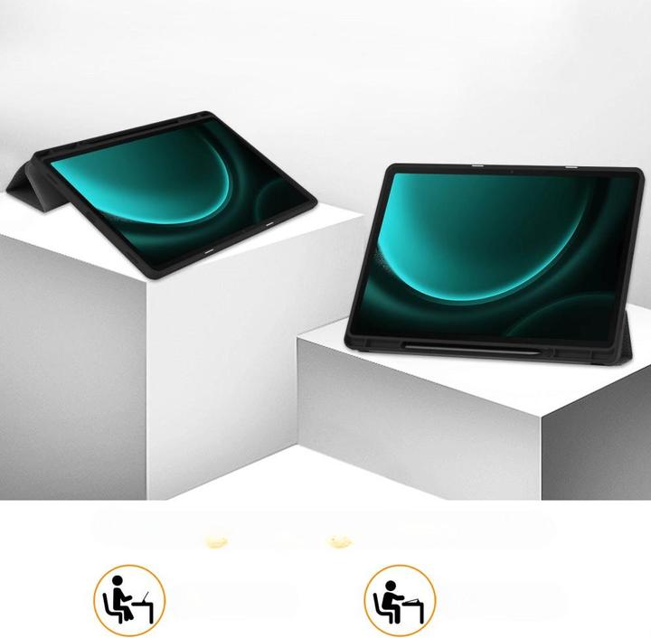 Produktbild Cover-Discount Galaxy Tab S9 / S9 FE - Smart Case Silikon schwarz (Galaxy Tab S9, Galaxy Tab S9 FE)