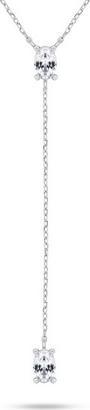 Produktbild Brilio Silver - Long silver necklace with zircons NCL145W