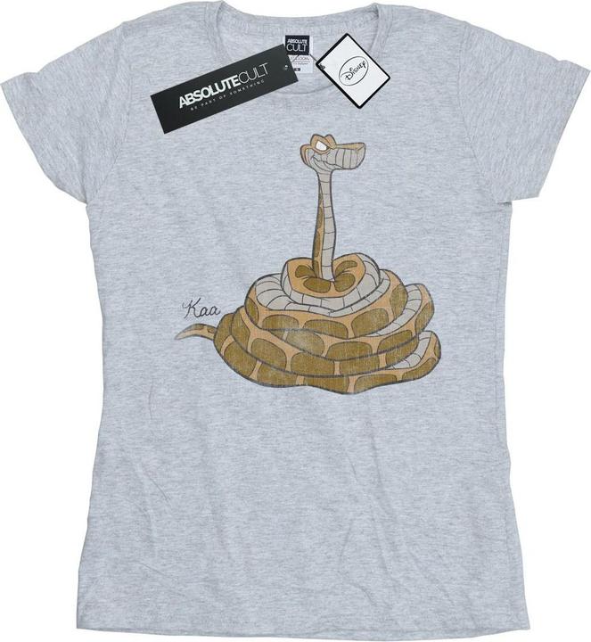 Actual product image Disney Womens/Ladies The Jungle Book Classic Kaa Cotton T-Shirt (M)