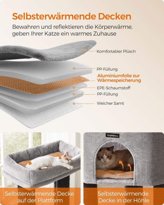 Actual product image Feandrea Liam (160 cm, Dove grey, Black)