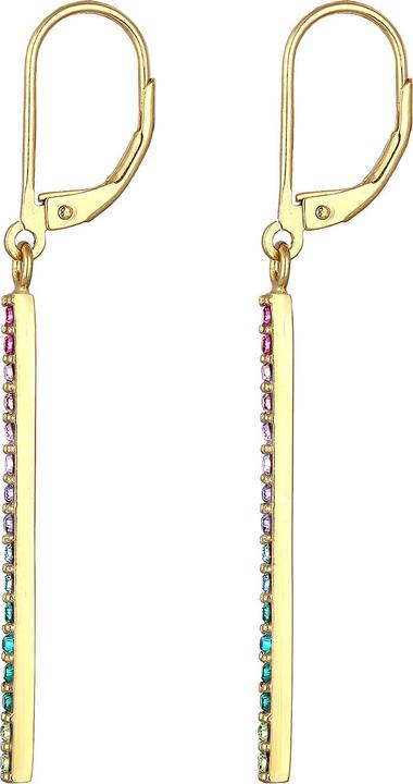 Actual product image Elli Geo, Rectangle (Glass crystal, 925 sterling silver)