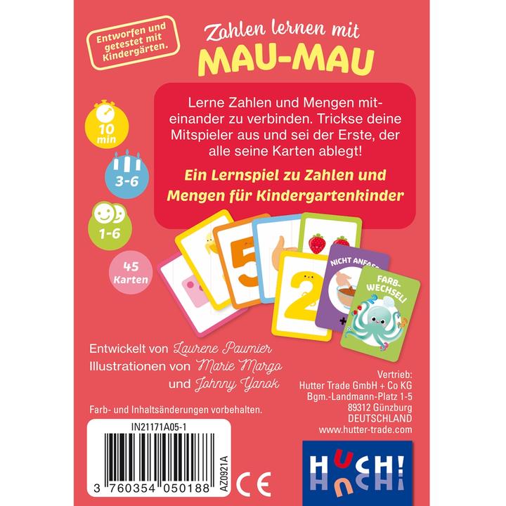 Actual product image 405018 - Learning numbers with Mau-Mau - Numbers and quantities (German)