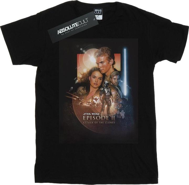 Produktbild Star Wars Episode II Movie Poster TShirt (XL)