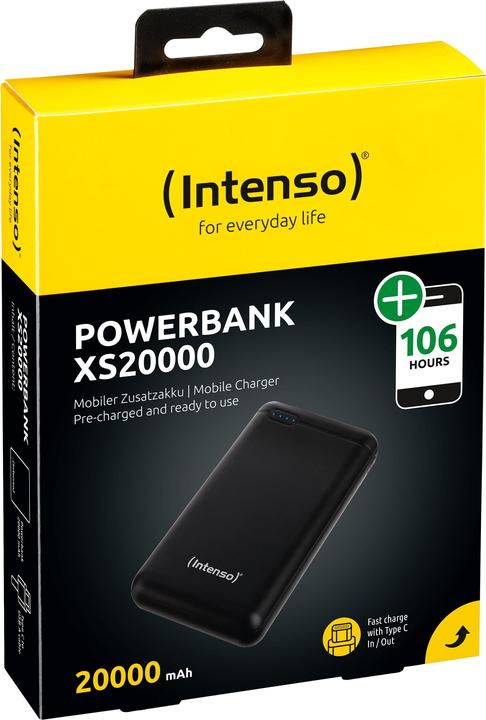 Immagine prodotto Intenso XS20000 (20000 mAh, 74 Wh)