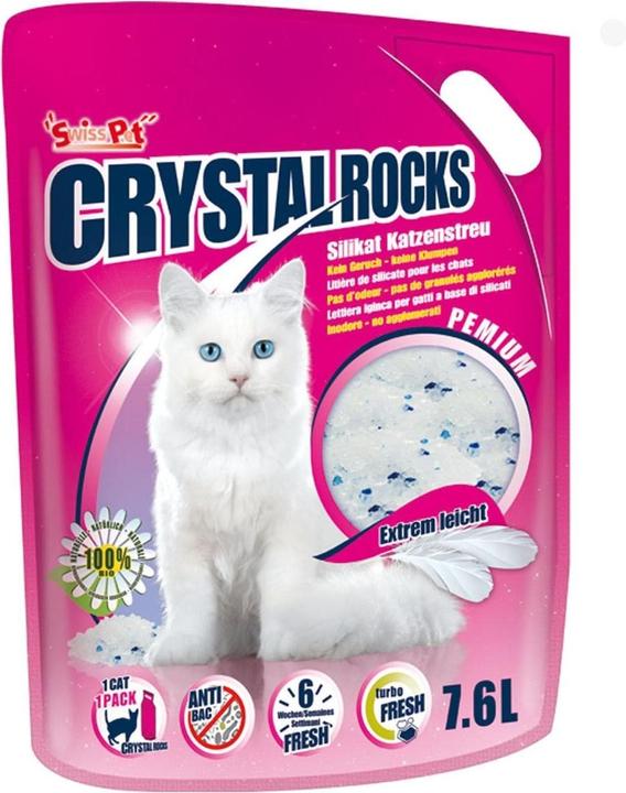 Swisspet Crystal Rocks (Antibakteriell, Nicht staubend, 3 kg)