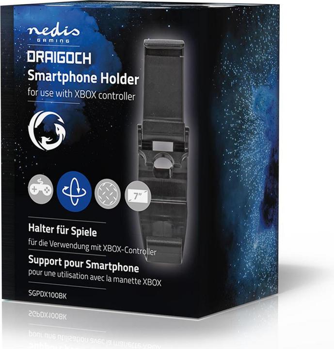 Immagine prodotto Nedis Supporto per smartphone per controller Xbox One Universale Regolabile Nero