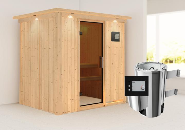 Image du produit Karibu Fanja avec couronne de toit (Contrôle externe Plug & Play 3,6 KW)
