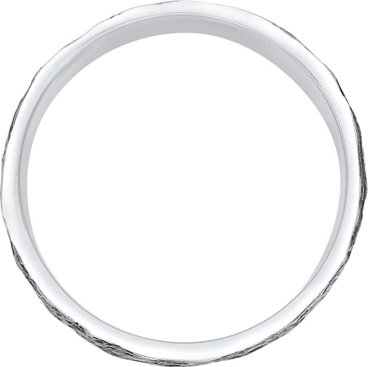 Produktbild Kuzzoi Ring Herren Bandring Organic Struktur 925 Silber (62, 925 Silber)