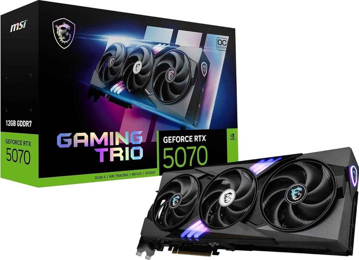 Actual product image MSI GeForce RTX 5070 12G GAMING TRIO OC (12 GB)