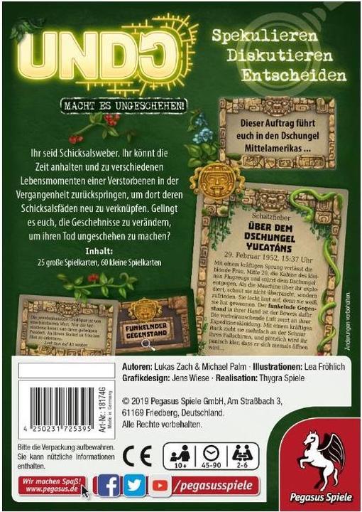 Actual product image Pegasus Undo treasure fever (German)
