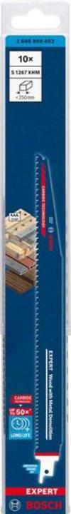 Actual product image Bosch Professional Zubehör Expert Wood with Metal Demolition S 1267 XHM reciprocating saw blade, 10 pieces