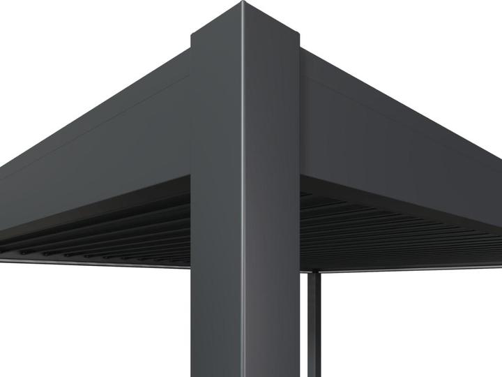 Immagine prodotto Weide Pergola elettrica 4x6m antracite con LED (600 cm, 400 cm)