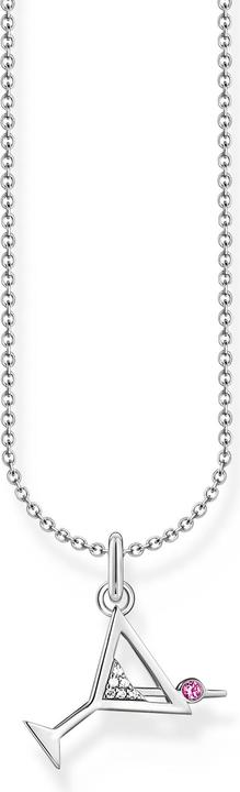Produktbild Thomas Sabo Kette mit Cocktail-Anhänger Silber (925 Sterlingsilber, 38 cm)
