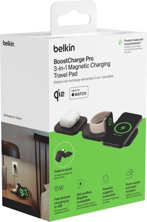 Actual product image Belkin Boost Charge Pro Qi2 3in1 (15 W)