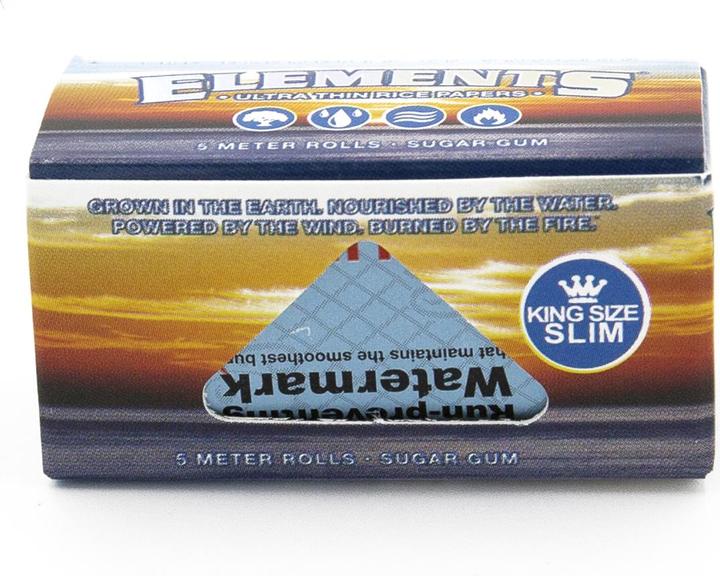 Produktbild Elements Blue Rolls King Size Slim 5m