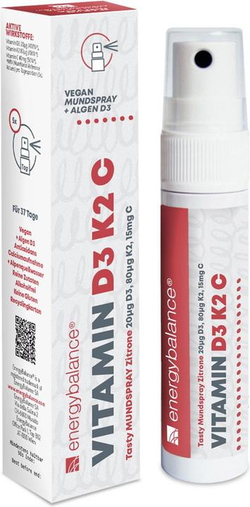 Produktbild Energybalance Vitamin D3 K2 C (1 Stück, Spray, 0.03 g)