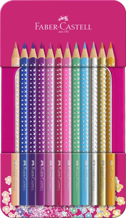 Immagine prodotto Faber-Castell Sparkle (Multicolore, 12 x)