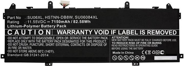 Image du produit CoreParts Batterie d'ordinateur portable pour HP (7150 mAh)