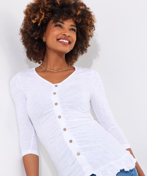 Produktbild Joe Browns Longline Rouched Front Jersey Top (36)