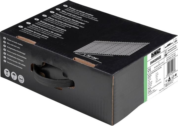 Actual product image DeWalt Strip nail 34Gr. ring 63mm 2200pcs.