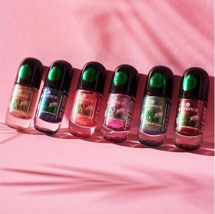 Produktbild essence HIDDEN JUNGLE effect nail lacquer (01 Secret Gem, Gel-Effekt Nagellack)