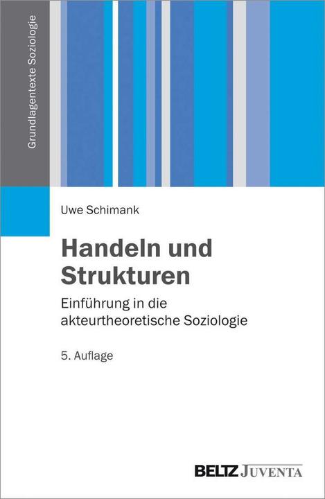 Immagine prodotto Handeln und Strukturen (Tedesco, Uwe Schimank, 2016)