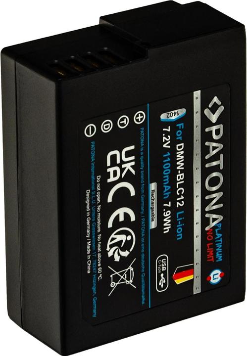 Produktbild Patona Platinum Akku für Panasonic DMW-BLC12 FZ2000 (Akku)