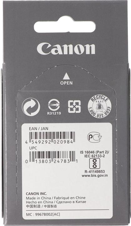 Actual product image Canon Battery LP-E17, BG-E18, EOS M3, EOS M5, EOS 250D, EOS 760D (Rechargeable battery)