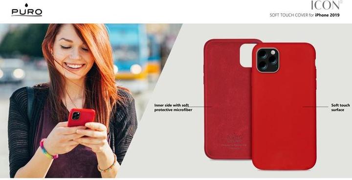 Actual product image Puro Icon Cover iPhone 11 Pro Max brown-gray (Apple iPhone 11 Pro Max)