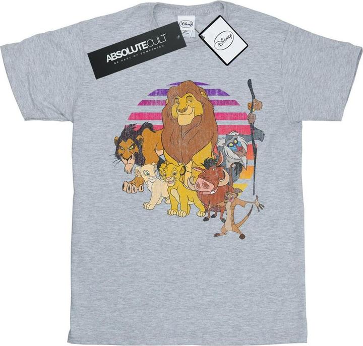 Actual product image Disney Womens/Ladies The Lion King Pride Family Cotton Boyfriend T-Shirt (XXL)