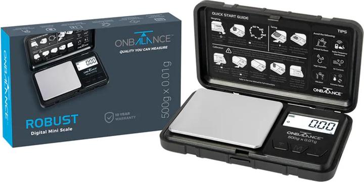 Actual product image OnBalance On Balance Robust Pocketscale 500 x 0.01g Black